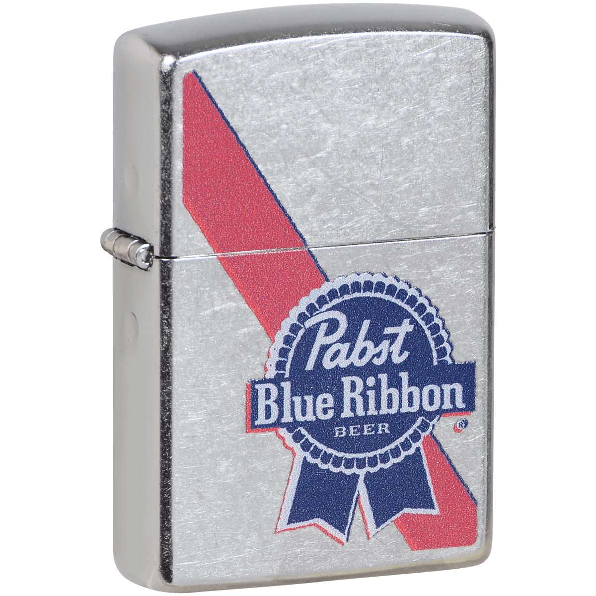 Zippo Pk Collection Pabst Blue Ribbon Stripe Street Chrome