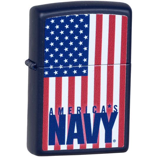 Zippo Pk Collection Us Navy Flag Matte Navy