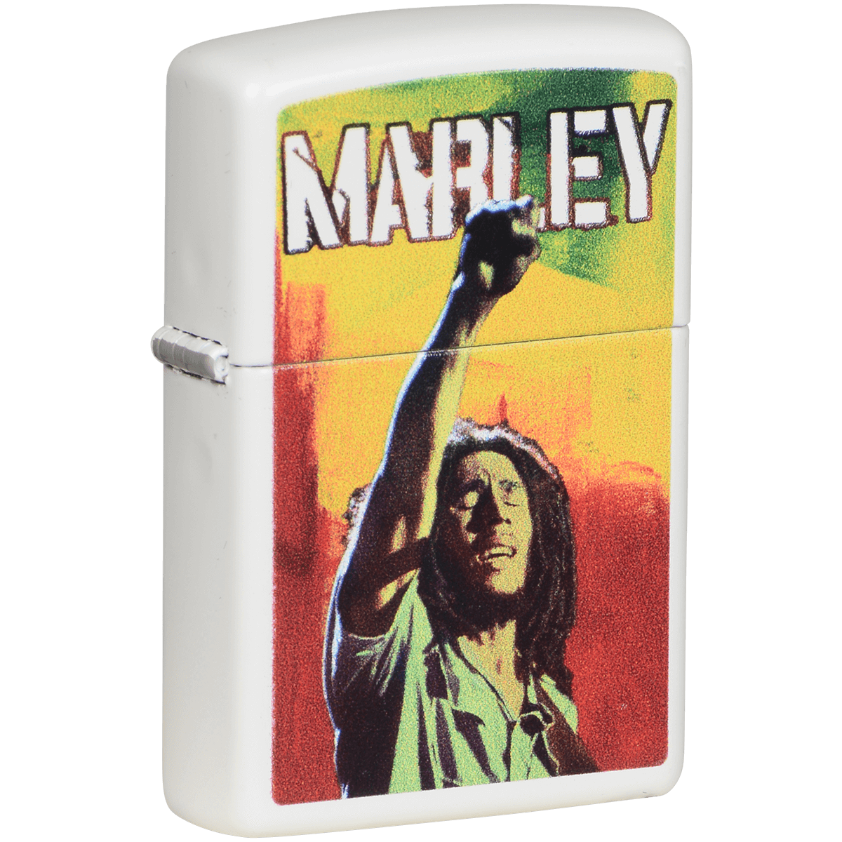 Zippo Pk Collection Bob Marley Color Matte White