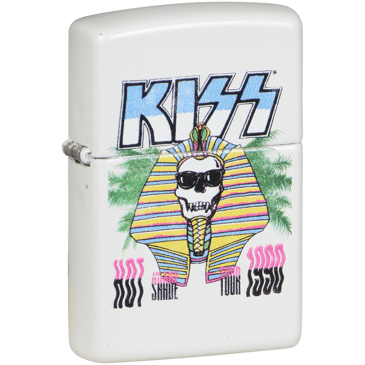 Zippo Pk Collection Kiss Egyption White Matte
