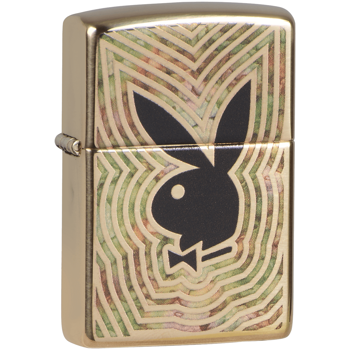 Zippo Pk Collection Playboy Bunny Fusion High Polish Brass