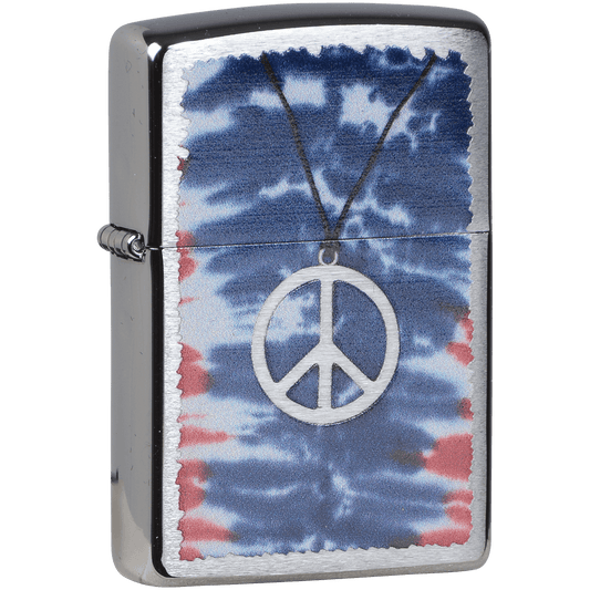 Zippo Pk Collection Tie Dye Peace Pendant