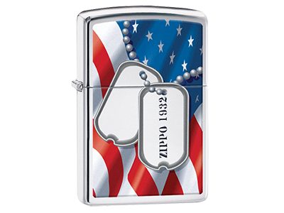 Zippo Pk Military Collection Dog Tags