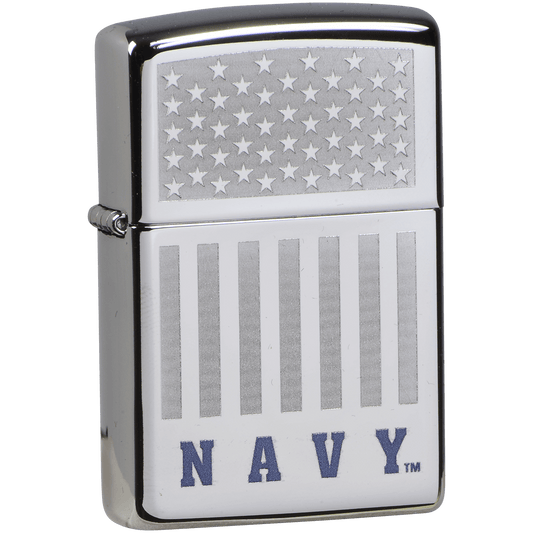 Zippo Pk Military Collection Us Navy Flag