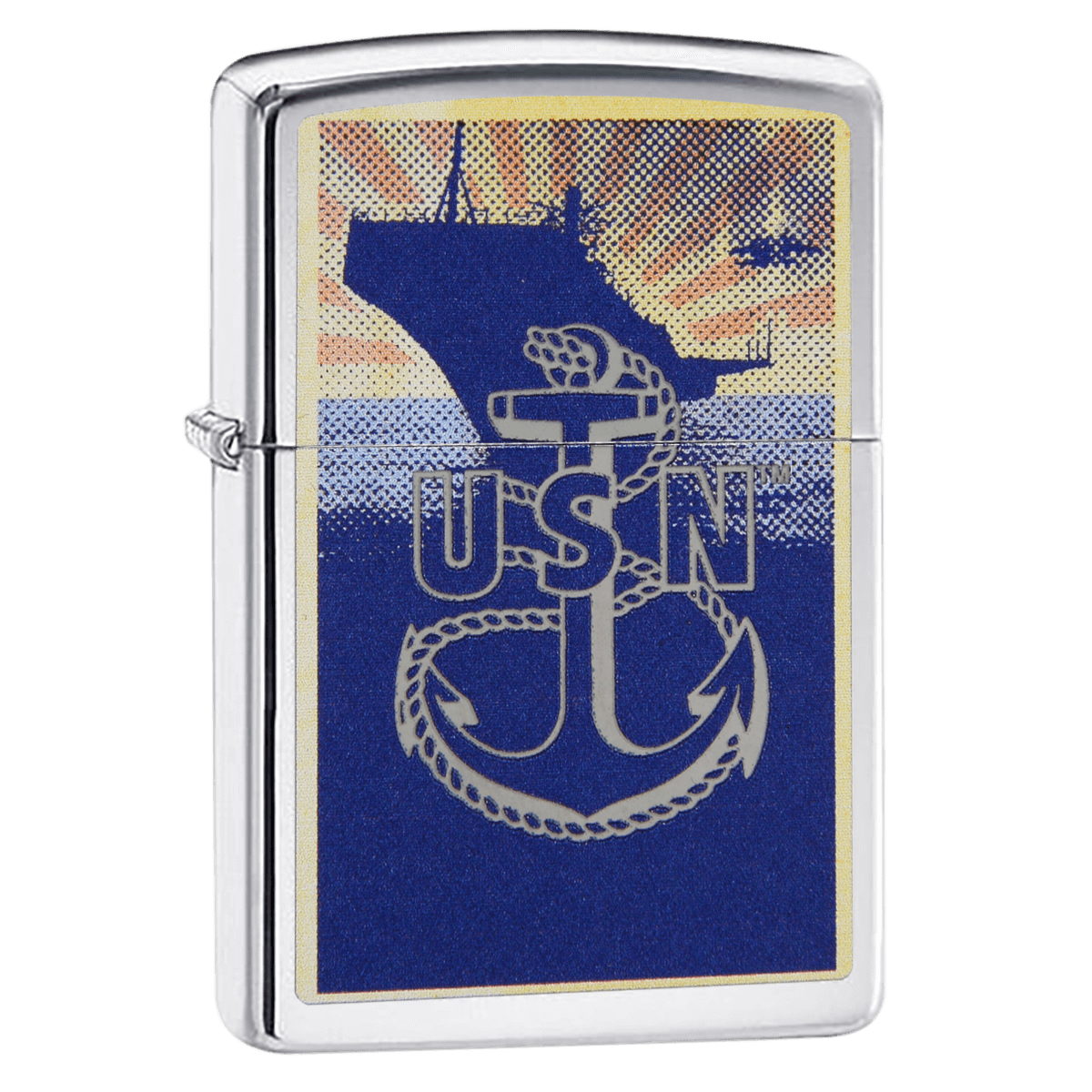 Zippo Pk Military Collection Us Navy Anchor
