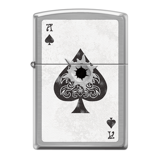 Zippo Pk Collection Spade Bullet Hole