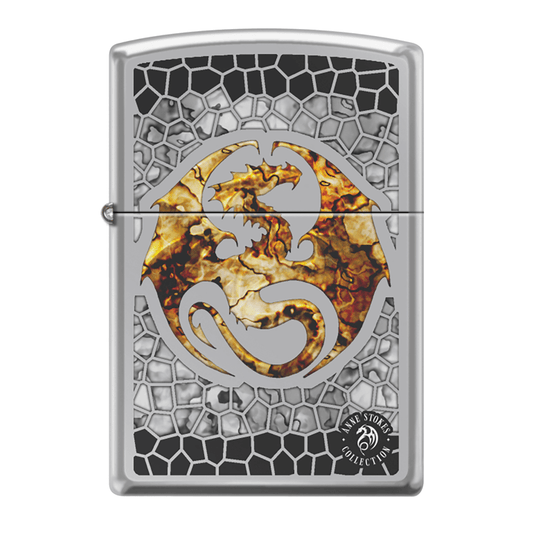 Zippo Pk Collection Anne Stokes Dragons Pebbled