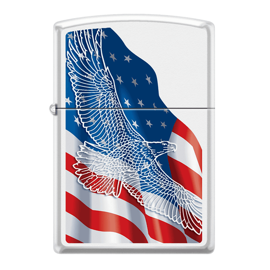 Zippo Pk Collection Us Flag And Eagle