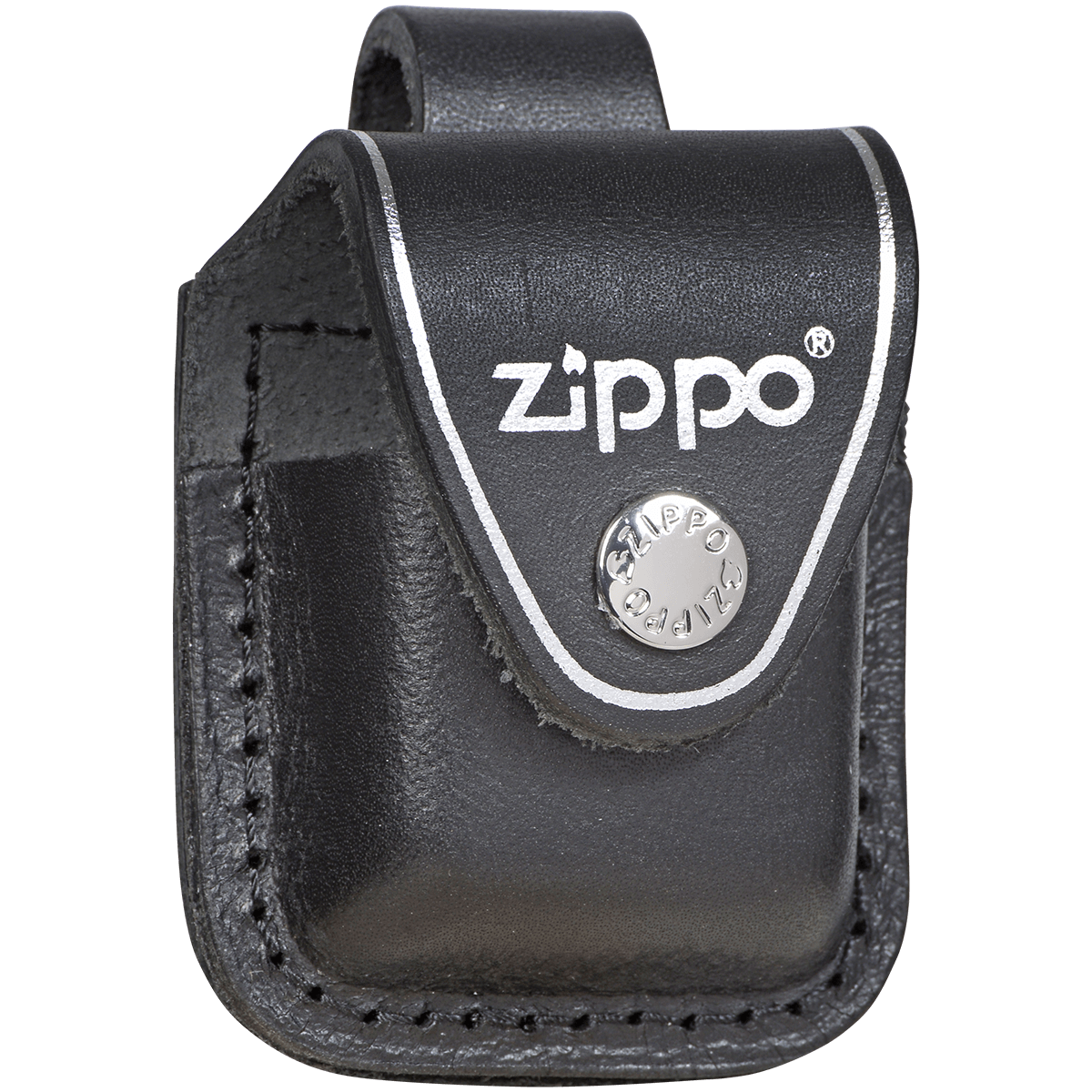 Zippo Pouch With Loop Black