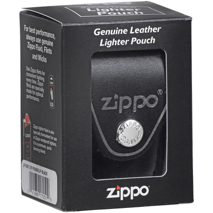 Zippo Pouch With Loop Black