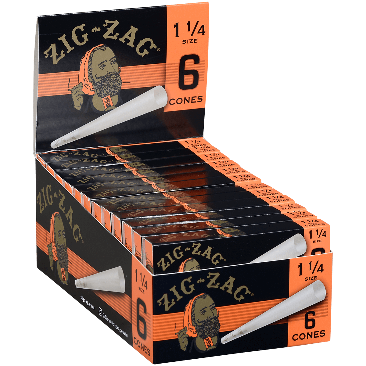 Papers Zig-Zag Cone 1-1/4 24 Ct Box