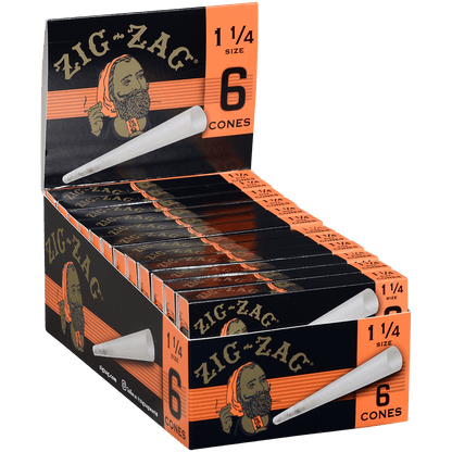 Papers Zig-Zag Cone 1-1/4 24 Ct Box