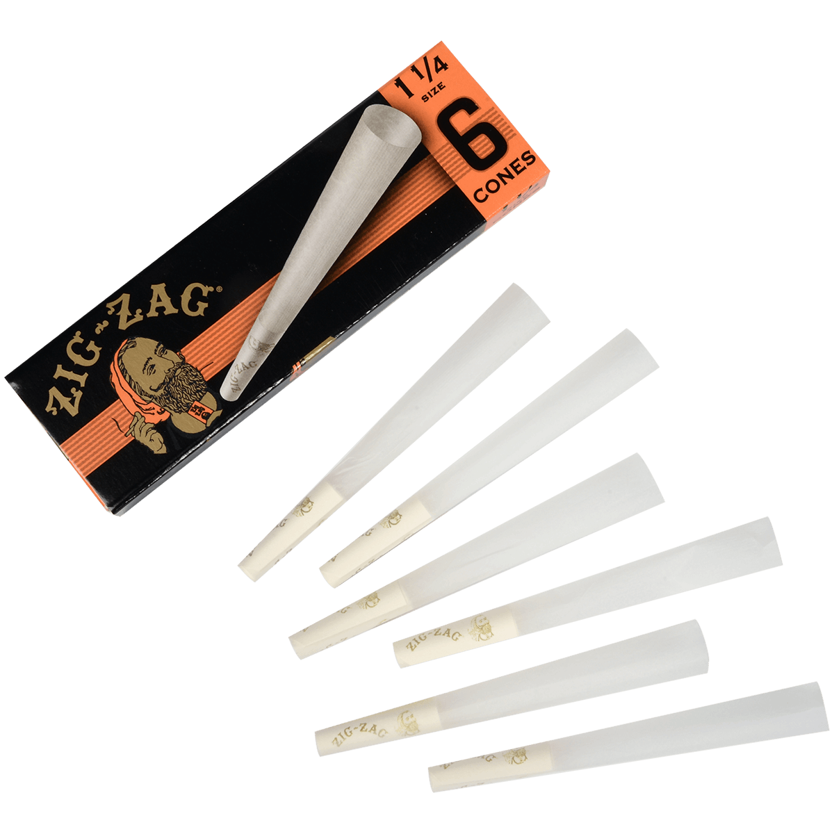 Papers Zig-Zag Cone 1-1/4 24 Ct Box