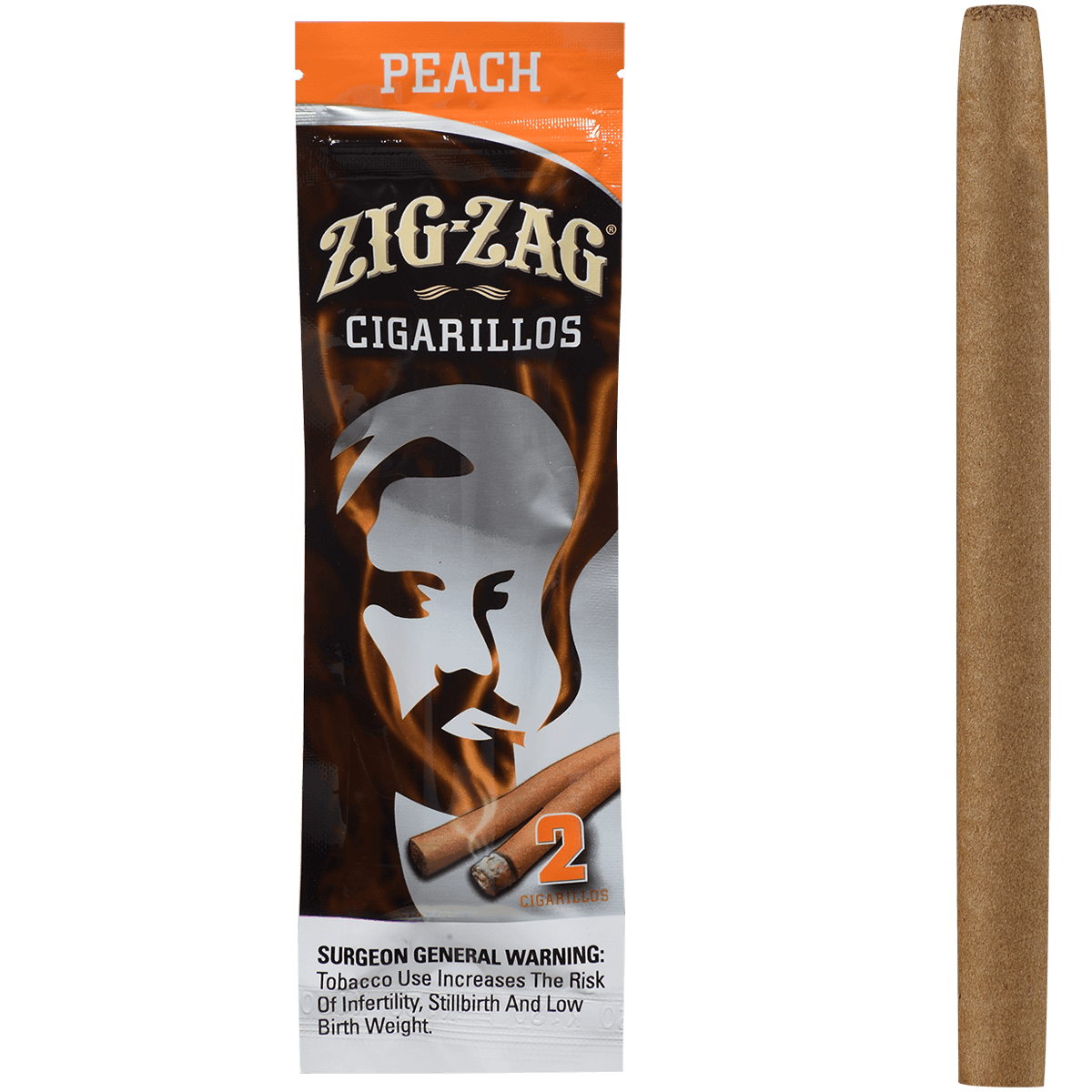 Zig Zag Cigarillos Peach 15/2 Ct. Display