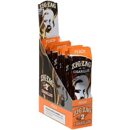 Zig Zag Cigarillos Peach 15/2 Ct. Display