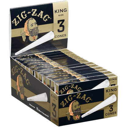 Papers Zig Zag Cone King Size 24 Ct Box