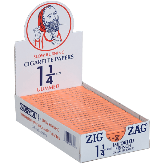 Papers Zig Zag French White/Orange 79Mm 1.25 24/32 Ct. Box
