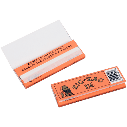 Papers Zig Zag French White/Orange 79Mm 1.25 24/32 Ct. Box