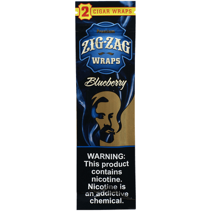 Zig Zag Cigar Wraps Blueberry 25/2 Pack Carton