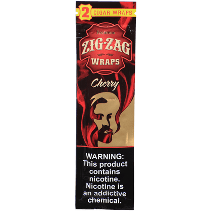 Zig Zag Cigar Wraps Cherry 25/2 Pack Carton