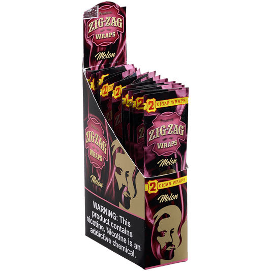 Zig Zag Cigar Wraps Melon 25/2 Pack Carton