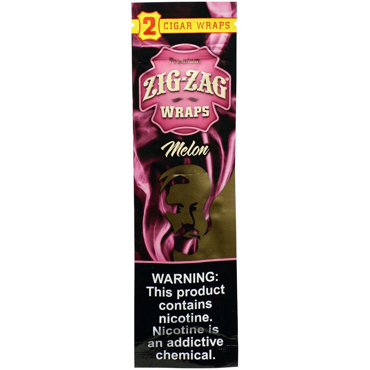 Zig Zag Cigar Wraps Melon 25/2 Pack Carton