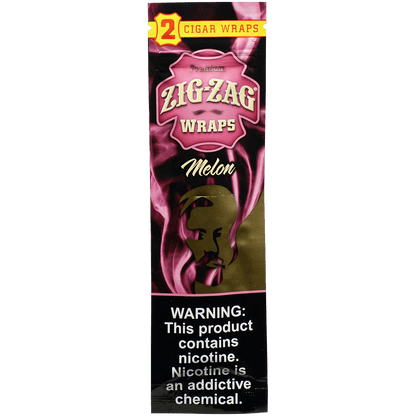 Zig Zag Cigar Wraps Melon 25/2 Pack Carton
