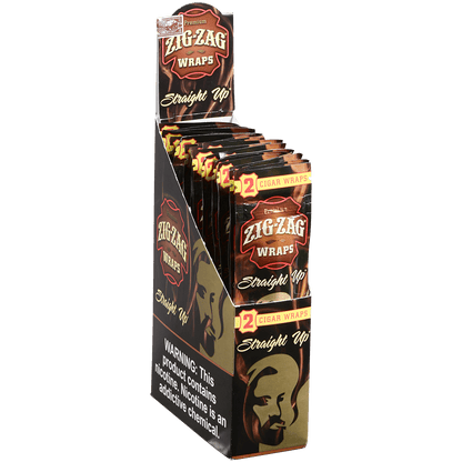Zig Zag Cigar Wraps Straight Up 25/2 Pack Carton