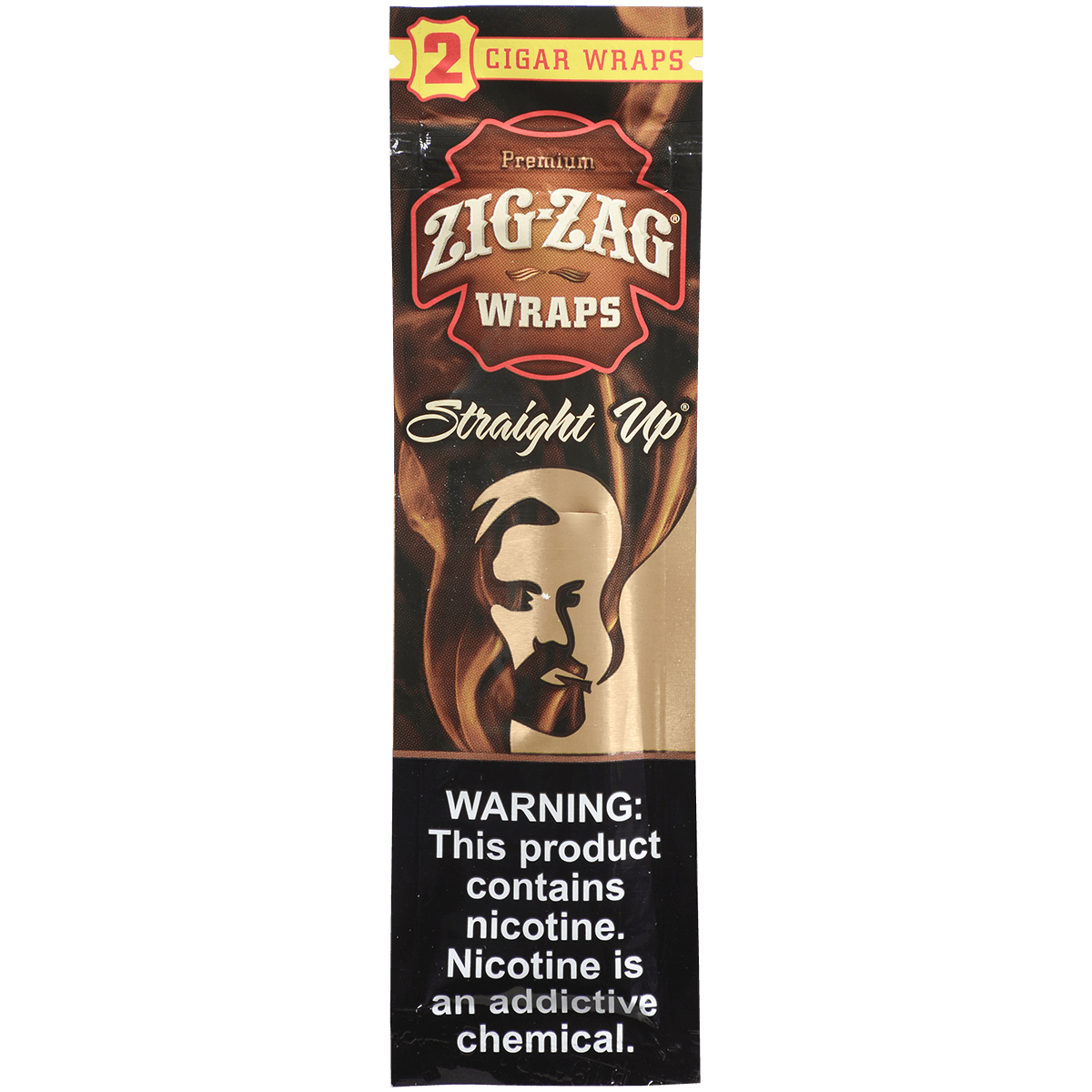 Zig Zag Cigar Wraps Straight Up 25/2 Pack Carton