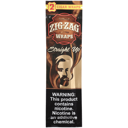 Zig Zag Cigar Wraps Straight Up 25/2 Pack Carton