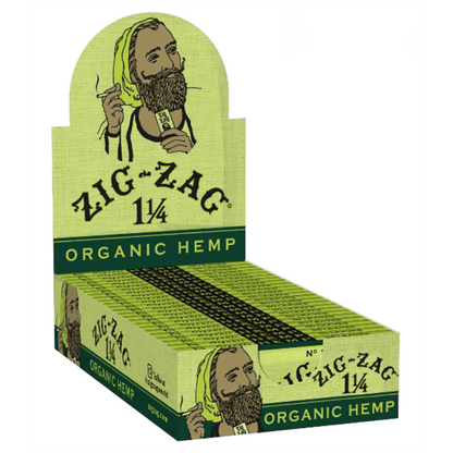 Papers Zig Zag Organic Hemp 1.25 24/32 Ct. Box