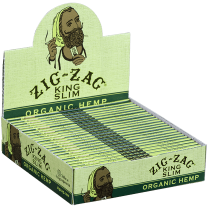 Papers Zig Zag Organic Hemp King Slim 24/32 Ct. Box