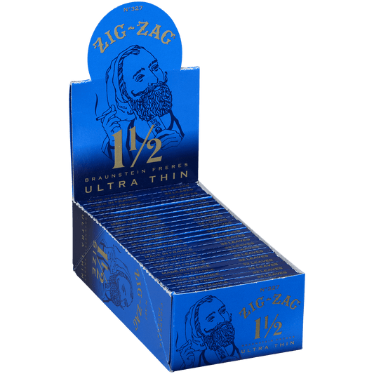 Papers Zig Zag Ultra Thin Blue 24 Ct. Box 1.5